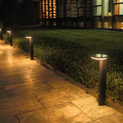 Modern Solar Powered Outdoor Lawn Light