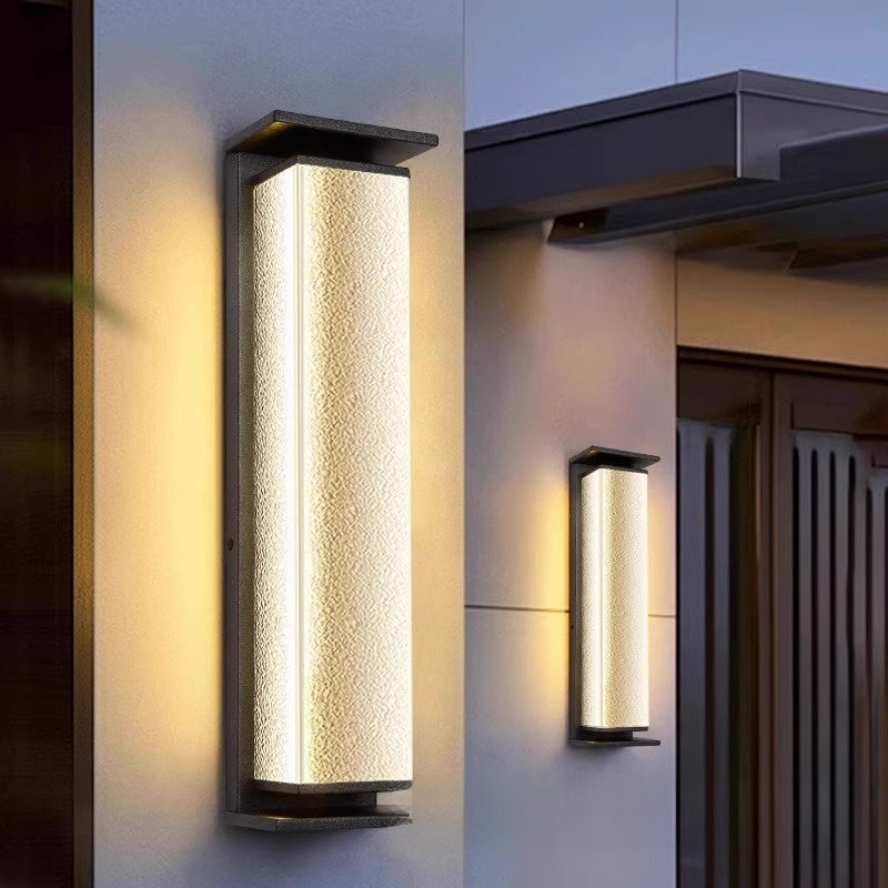 Modern Solar Powered Outdoor Wall Light