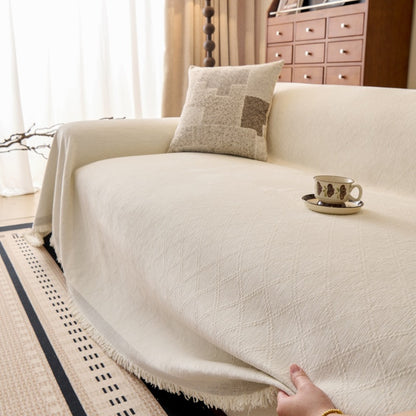 Modern Solid Color Chenille Sofa Cover