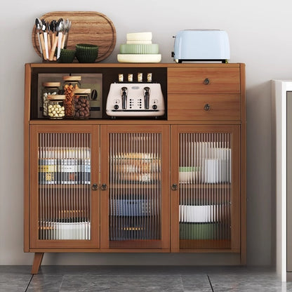 Modern Solid Wood Sideboard Storage Cabinet