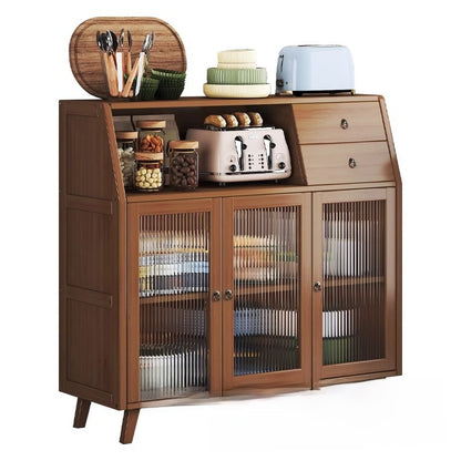 Modern Solid Wood Sideboard Storage Cabinet