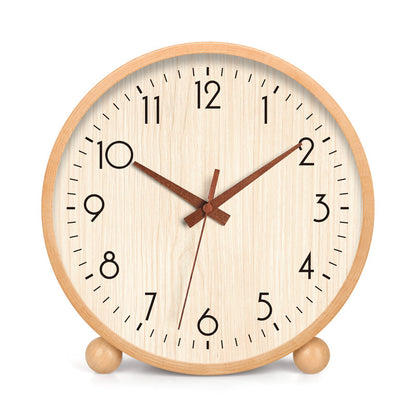 Modern Solid Wood Silent Table Clock