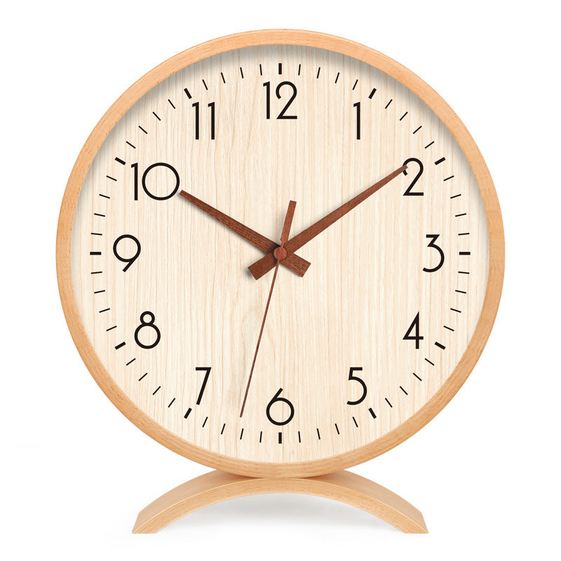 Modern Solid Wood Silent Table Clock