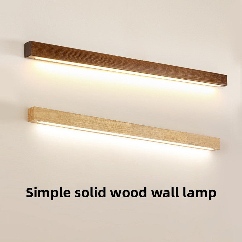 Modern Solid Wood Wall Lamp
