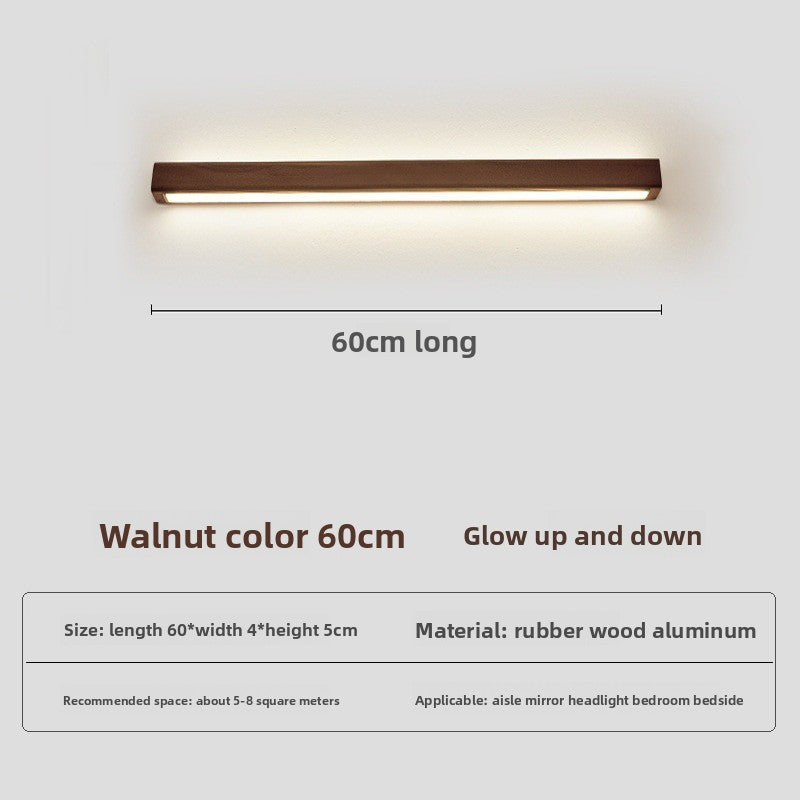 Modern Solid Wood Wall Lamp