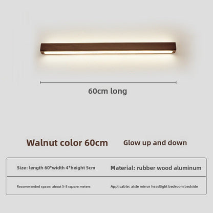 Modern Solid Wood Wall Lamp