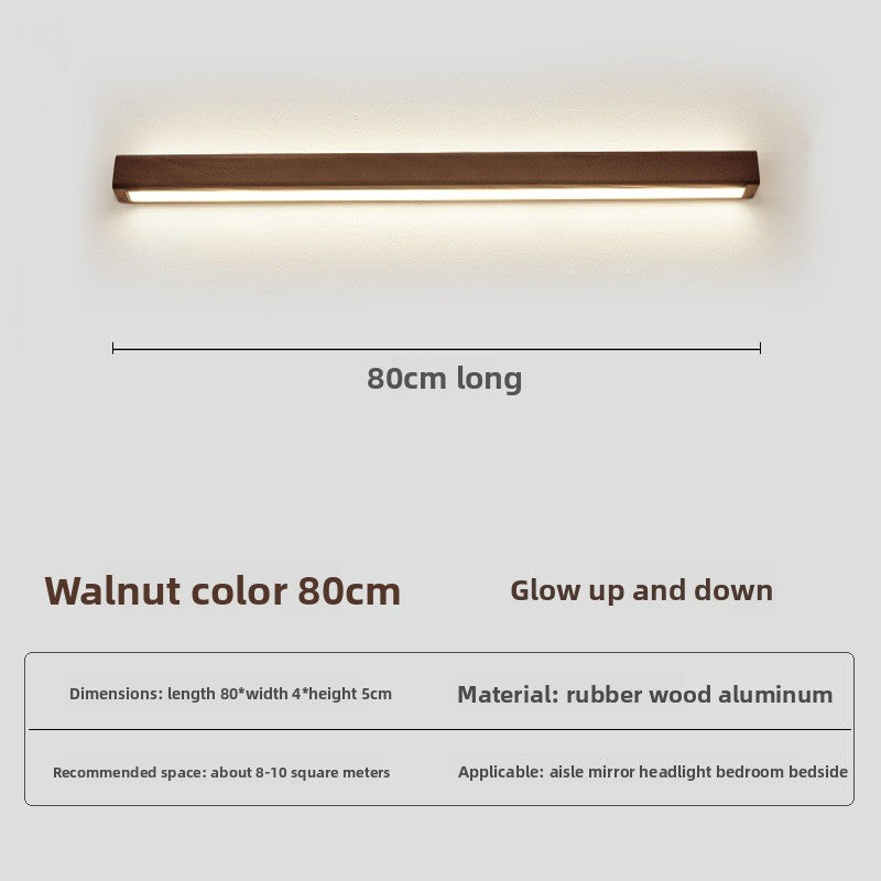 Modern Solid Wood Wall Lamp
