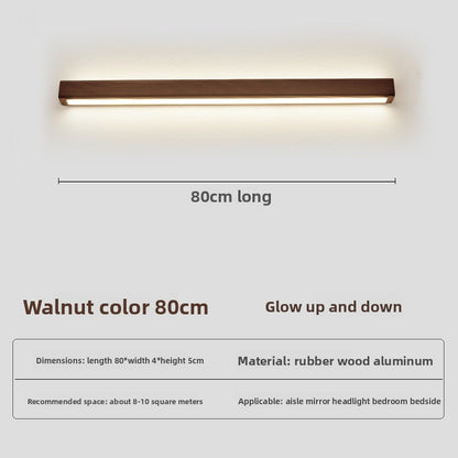 Modern Solid Wood Wall Lamp