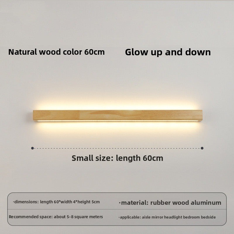 Modern Solid Wood Wall Lamp