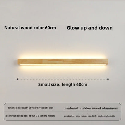 Modern Solid Wood Wall Lamp
