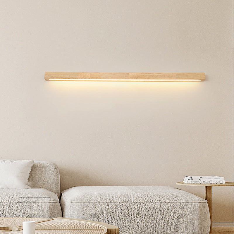 Modern Solid Wood Wall Lamp