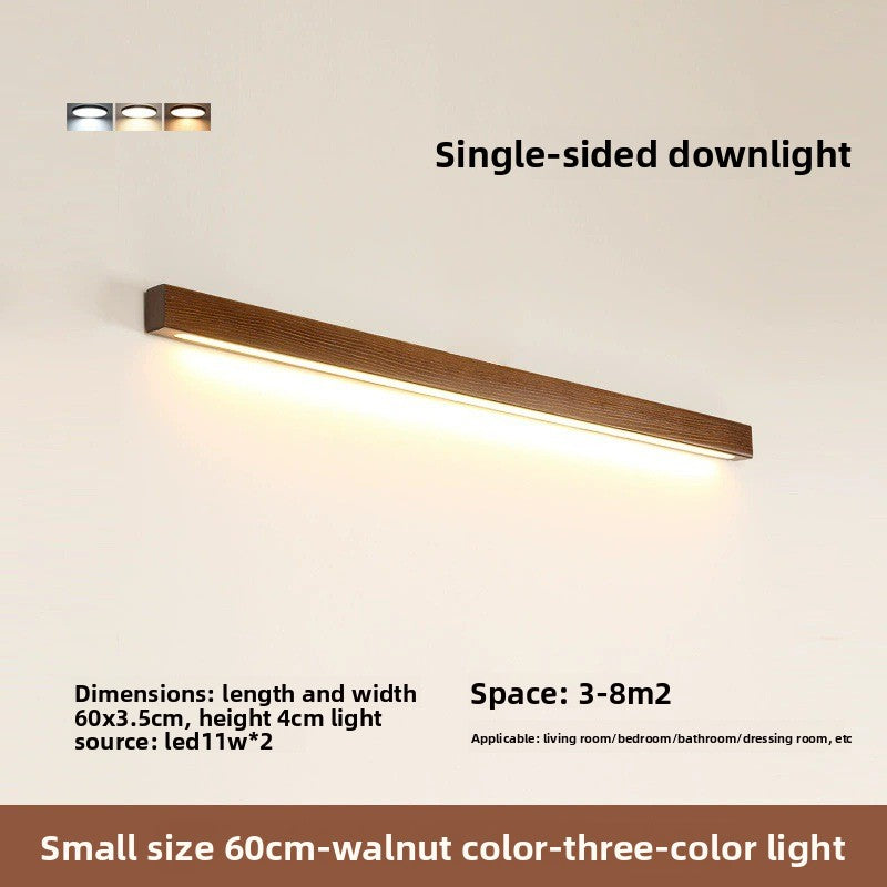 Modern Solid Wood Wall Lamp