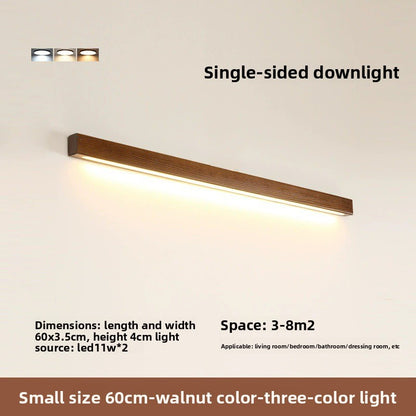 Modern Solid Wood Wall Lamp