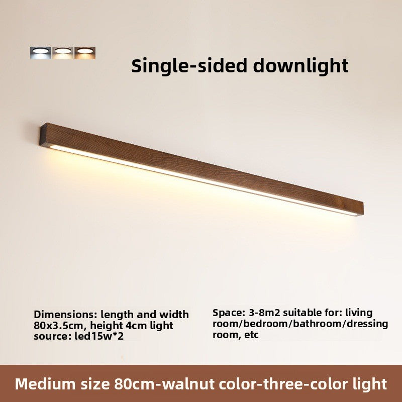 Modern Solid Wood Wall Lamp