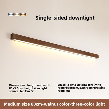 Modern Solid Wood Wall Lamp