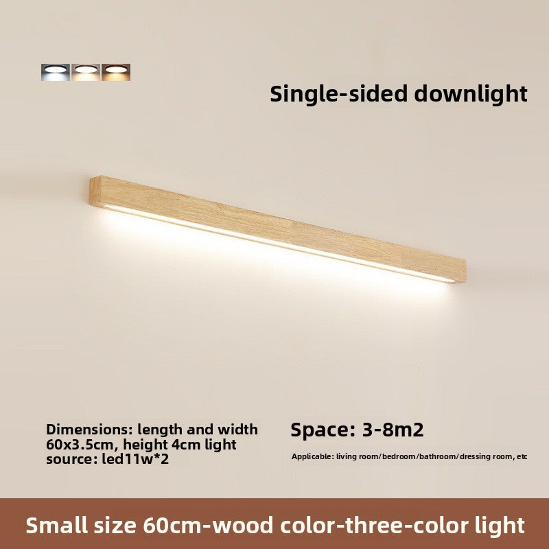 Modern Solid Wood Wall Lamp