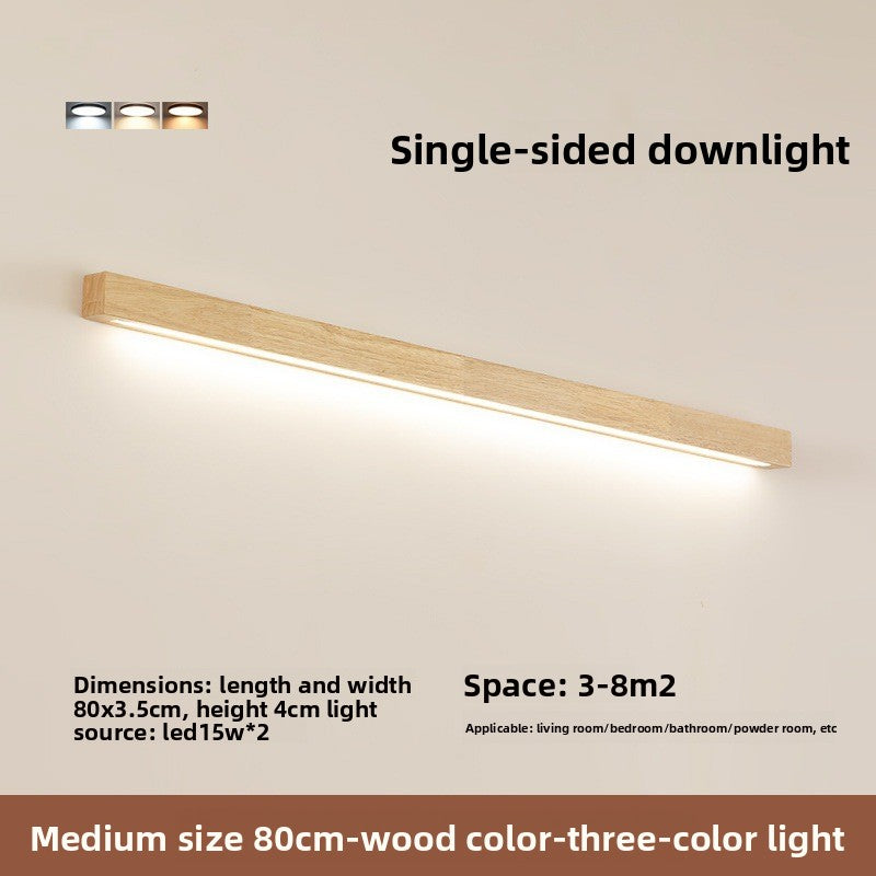 Modern Solid Wood Wall Lamp