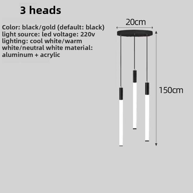 Modern Spiral LED Chandelier