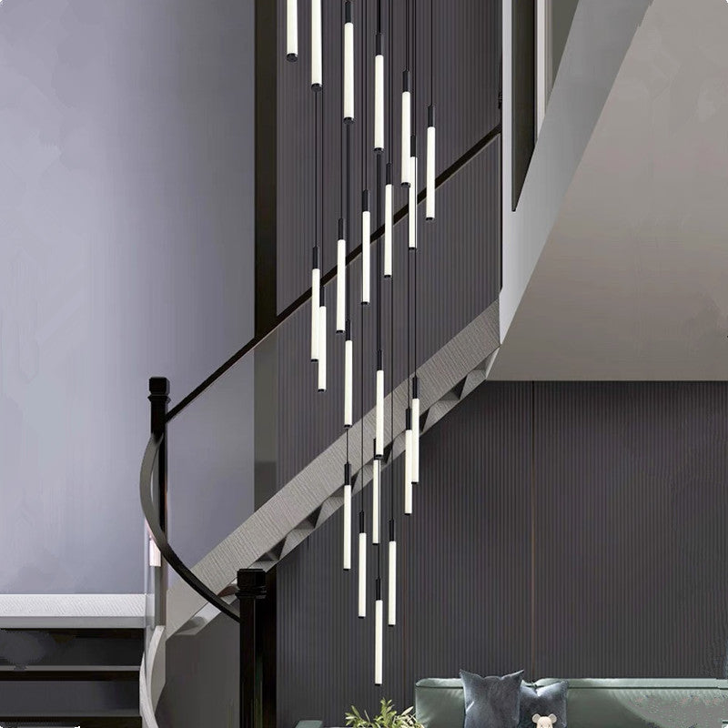 Modern Spiral LED Chandelier
