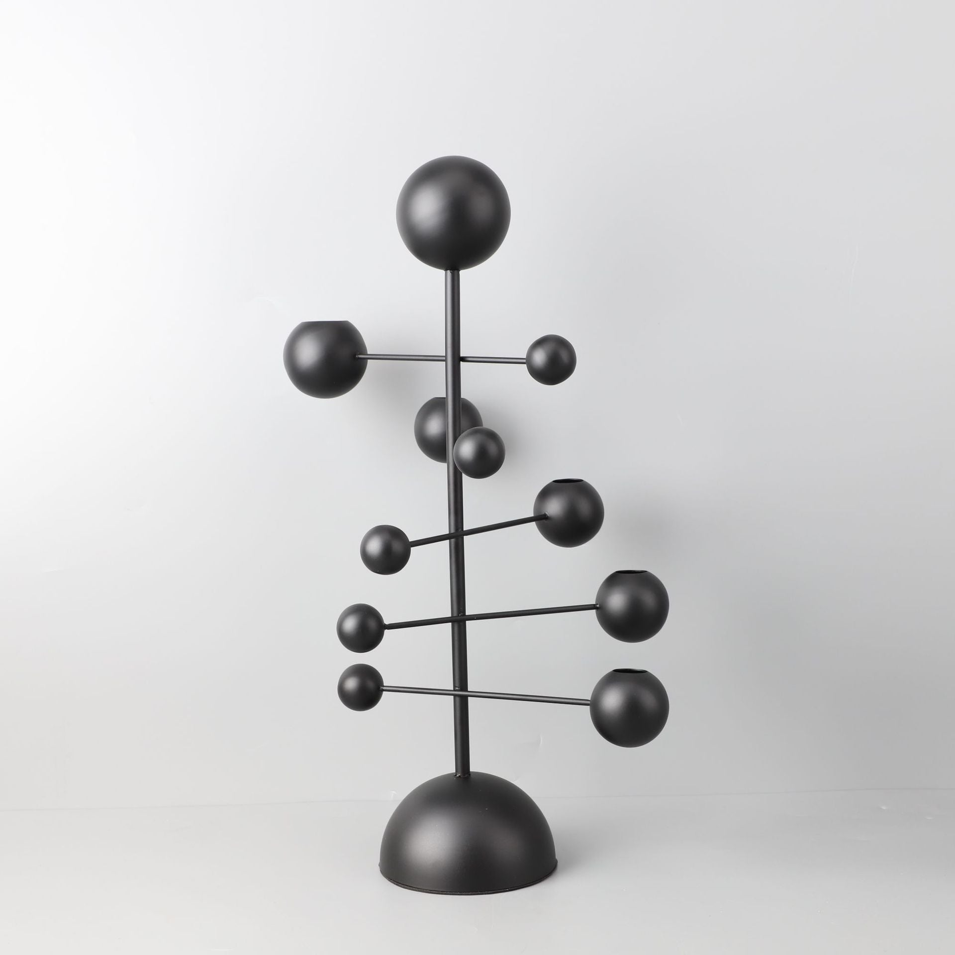 Modern Spiral Stainless Steel Candlestick Holder