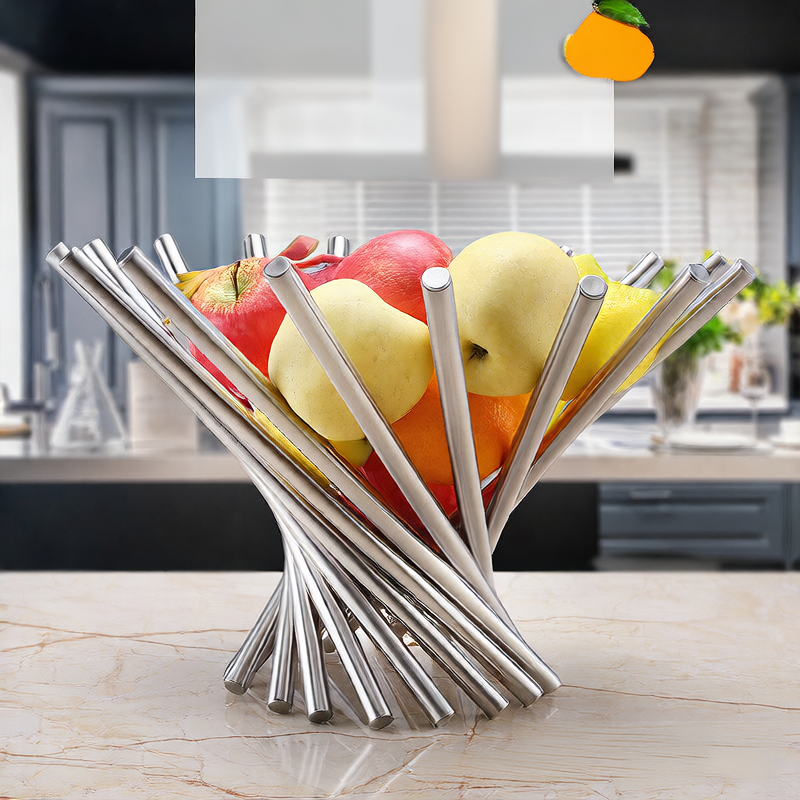 Modern Stainless Steel Fruit Basket