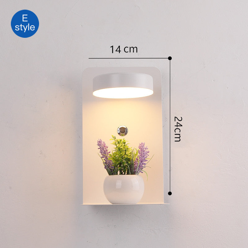 Modern USB LED Wall Lamp with Rotatable Design