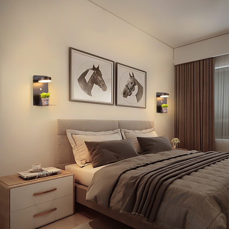 Modern USB LED Wall Lamp with Rotatable Design