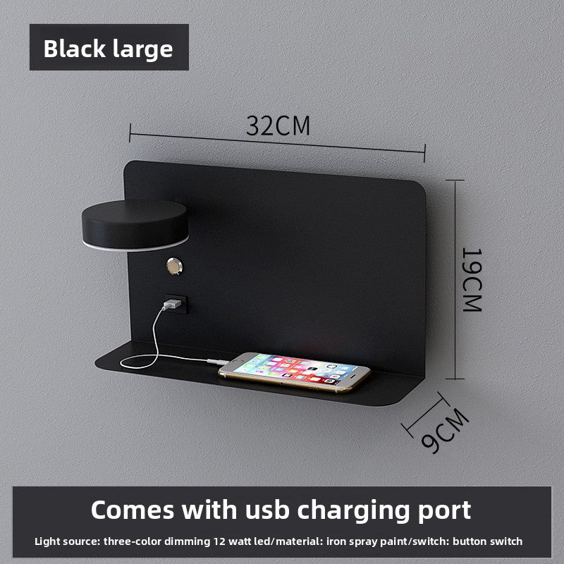 Modern USB LED Wall Lamp with Rotatable Design