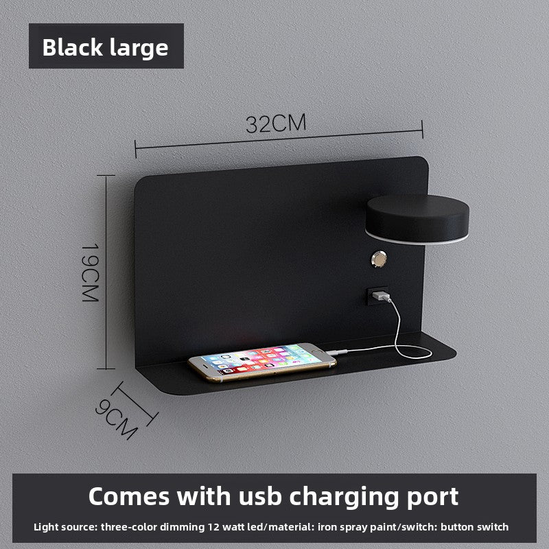 Modern USB LED Wall Lamp with Rotatable Design