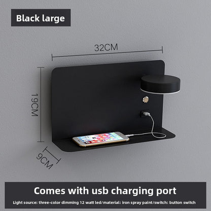 Modern USB LED Wall Lamp with Rotatable Design