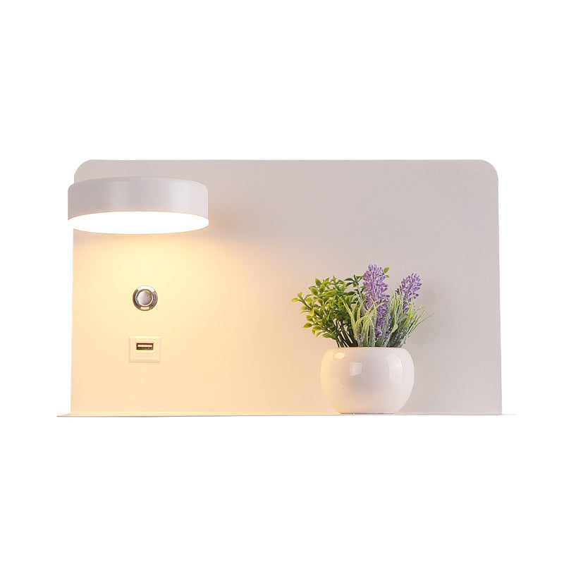 Modern USB LED Wall Lamp with Rotatable Design