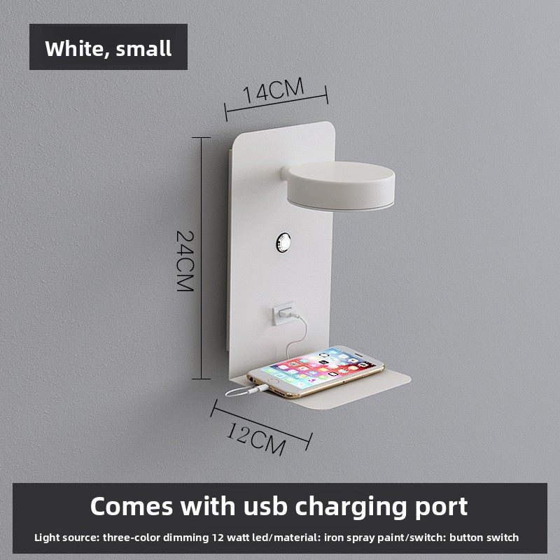 Modern USB LED Wall Lamp with Rotatable Design
