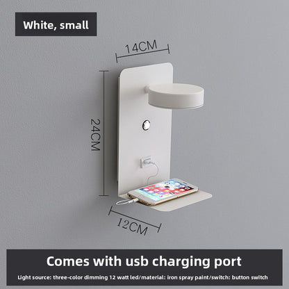 Modern USB LED Wall Lamp with Rotatable Design