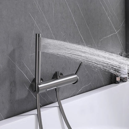 Modern Wall-Mounted Bathroom Mixing Faucet