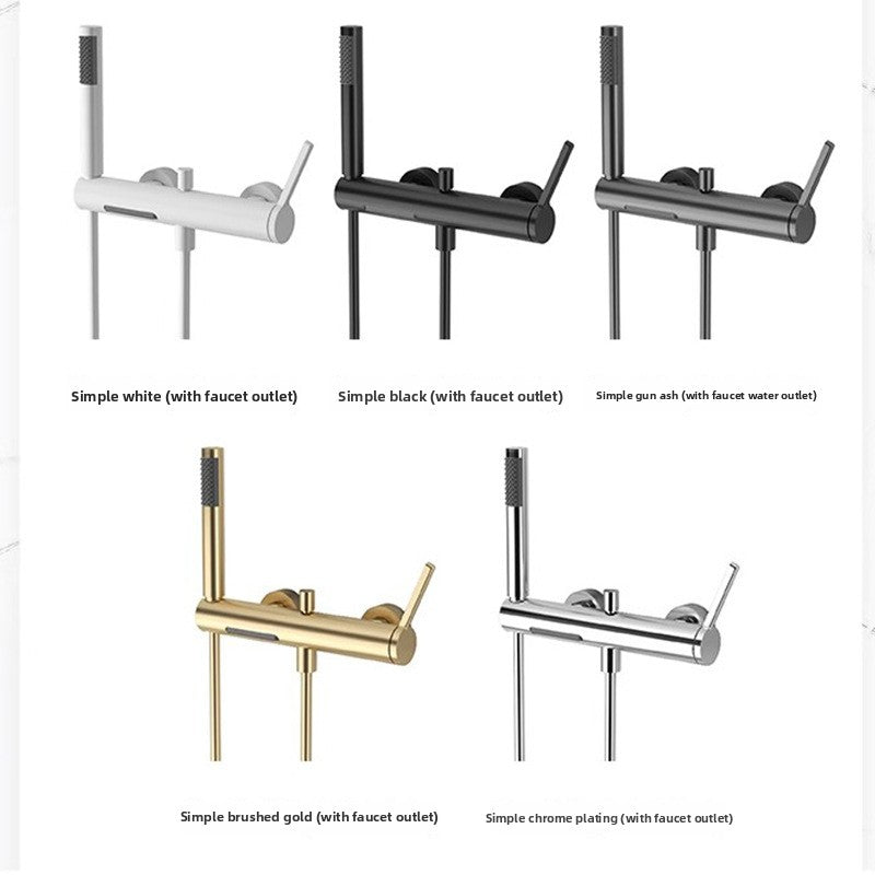 Modern Wall-Mounted Bathroom Mixing Faucet