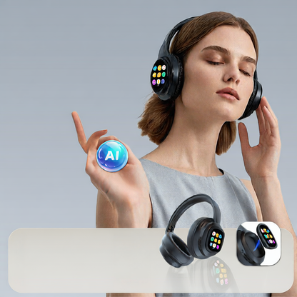 Modern X1Pro Smart Headphones with Display