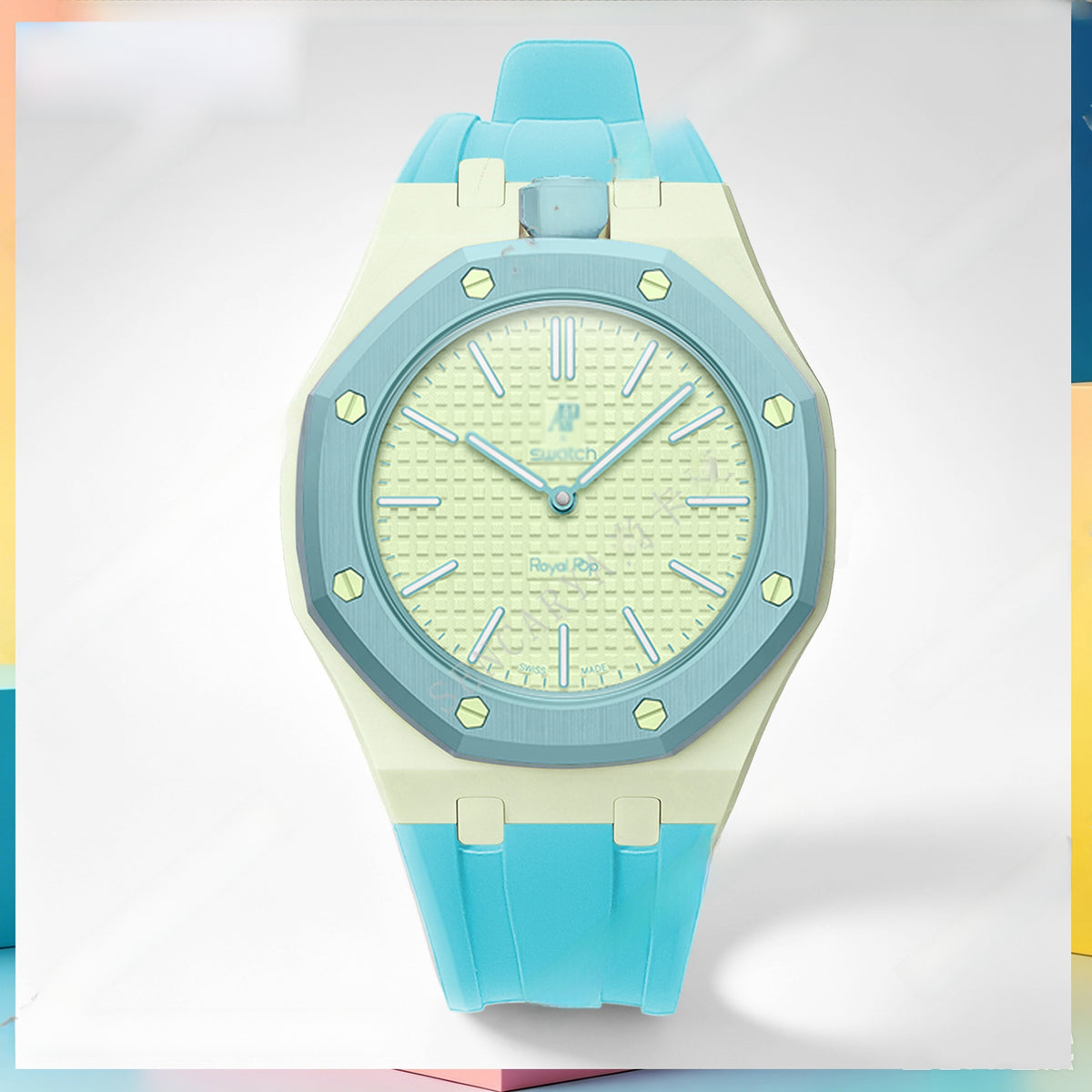Modified AP Collaboration Swatch Watch Strap Bio-Ceramic