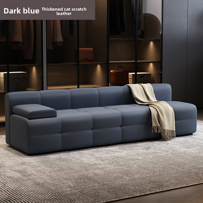 Modular Cat Scratch Resistant Leather Sofa
