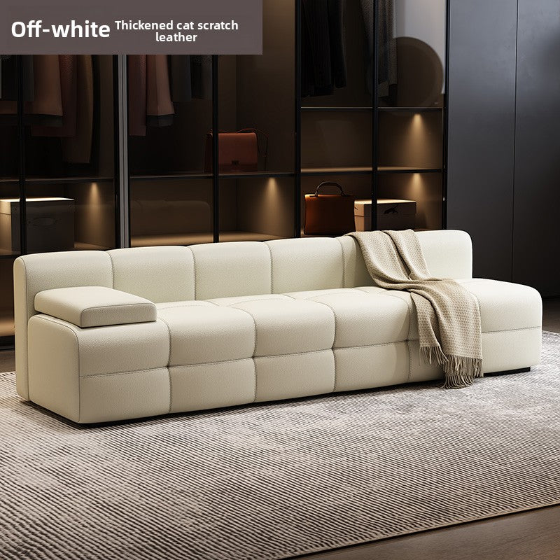 Modular Cat Scratch Resistant Leather Sofa