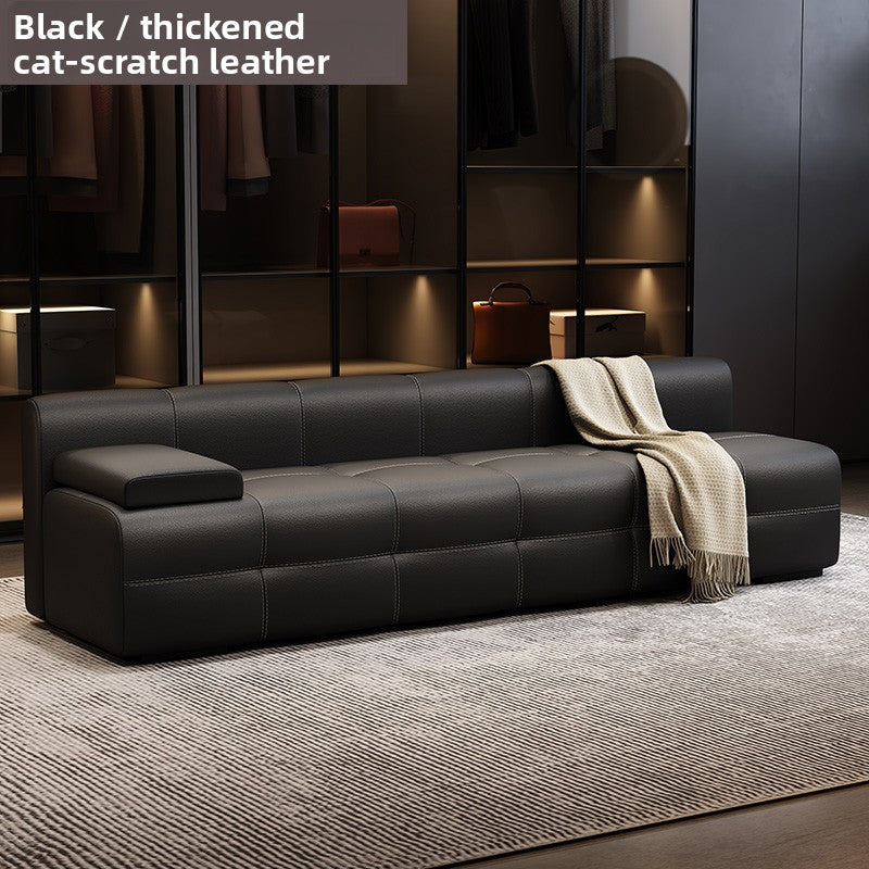 Modular Cat Scratch Resistant Leather Sofa