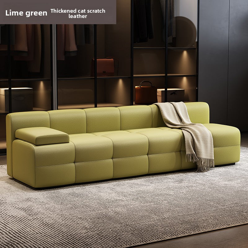 Modular Cat Scratch Resistant Leather Sofa