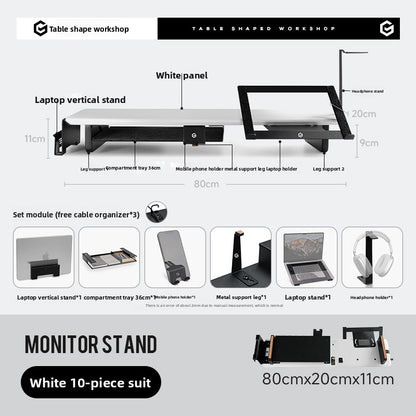Modular Desk Stand Monitor Riser