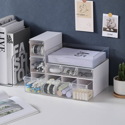 Modular Desktop Drawer Organizer Storage Box