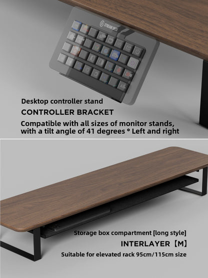Modular Desktop Organizer Stand with Accessory Holders