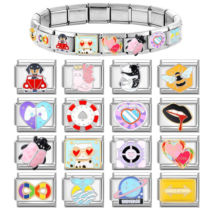 Modular DIY Jewelry Connector Charms