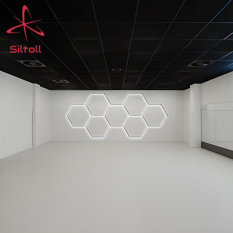Modular Honeycomb LED Light Strip for Home and Garage
