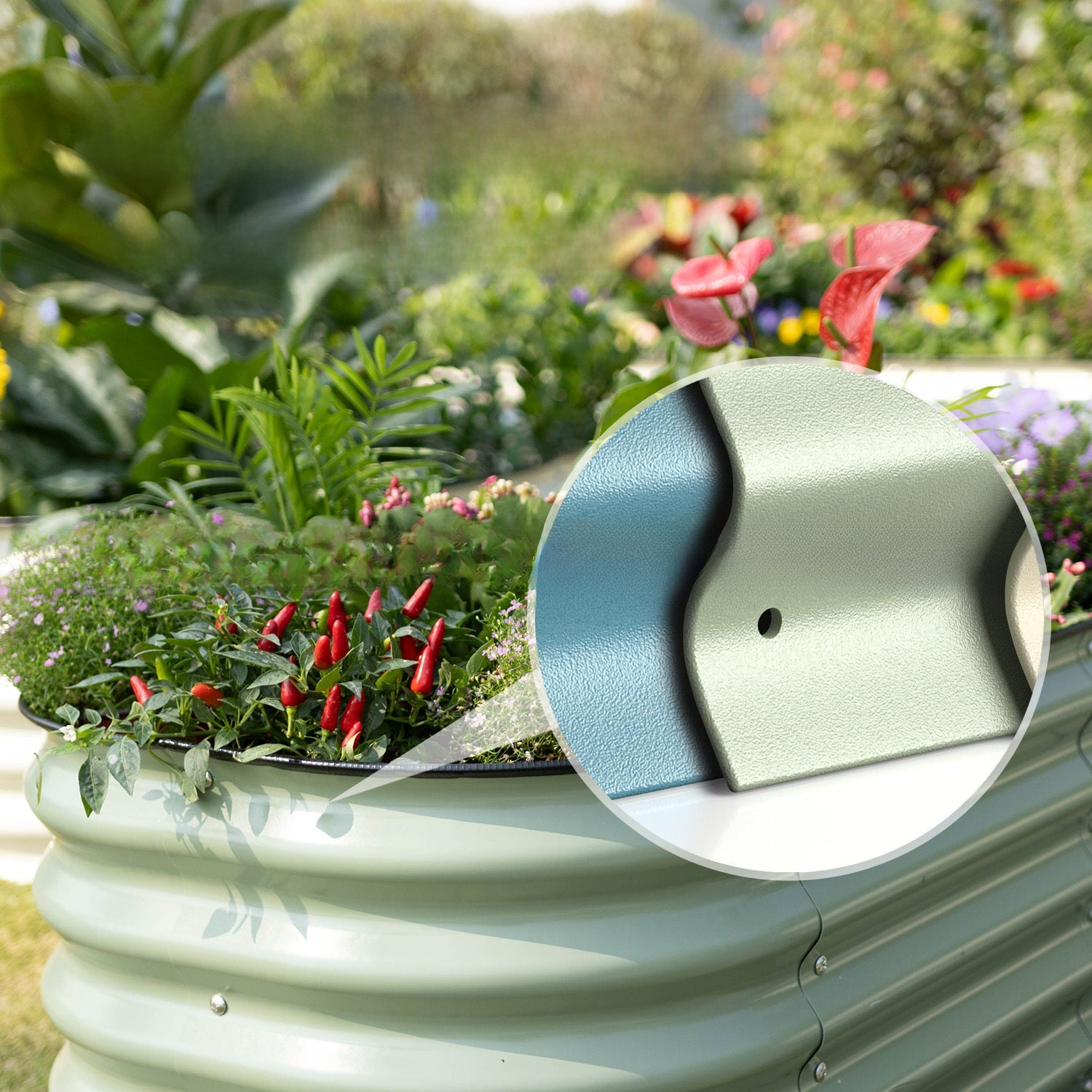 Modular Metal Garden Planting Box