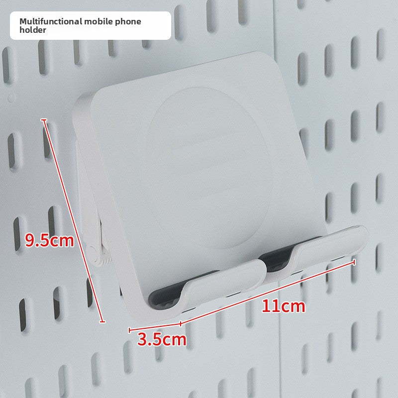 Modular Perforated Wall Panel Storage System