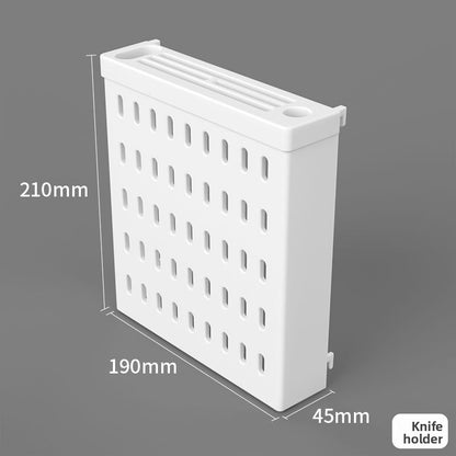 Modular Perforated Wall Panel Storage System