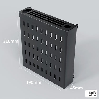Modular Perforated Wall Panel Storage System